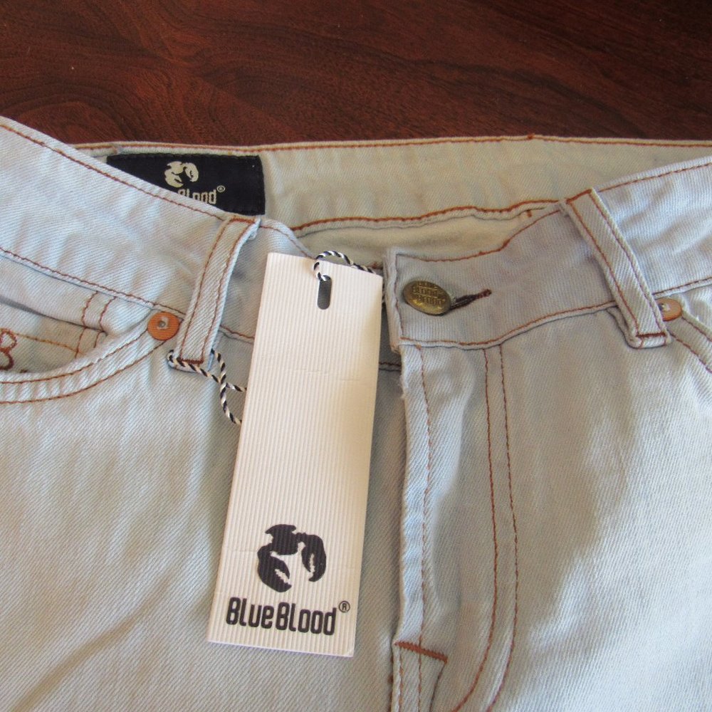 BLUE BLOOD B.B. JEANS. W-L/SIZE 27-36. NWT